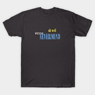 90s Grunge Music | Nevermind | GenX | Lyrically Speaking | Retro T-Shirt